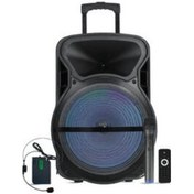 Resim Westa WAP-12503ET 12" El - Yaka Mikrofonlu 200 W Taşınabilir Bluetooth Hoparlör 