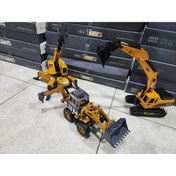 Resim Ailenizin Oyuncakçısı Super 3'LU İŞ MAKİNELERİ VİNÇ KEPÇE BULDOZER 