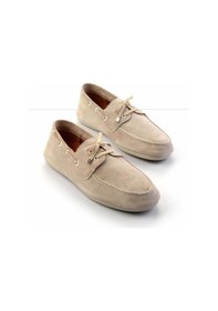 Resim Bambi Bej Leather Erkek Loafer Ayakkabı E01304409502 Bej 