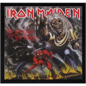 Resim Beam Dijital Iron Maiden The Number of the Beast Albüm Arma Peç Patch Yama 