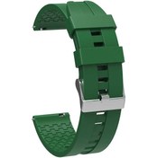 Resim Galaxy Uyumlu Watch 42mm Krd-23 20mm Uyumlu Zore Kordon-yeşil 