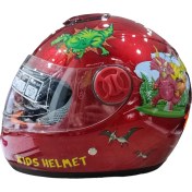 Resim Mts SY118 Çocuk Kaskı Dino Kırmızı 