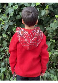 Resim Gigas Işıklı Lisanslı 2ip Örümcek Adamlı Erkek Çocuk Hırka 