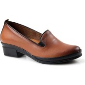 Resim Scavıa 083 Zenne Günlük Topuklu Taba Ayakkabı 