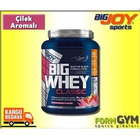 Resim Bigjoy Bigwhey Classic Whey Protein Tozu Çilek 915 Gr 