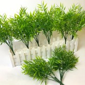 Resim 4 adet Canlı ve Gerçekçi Bambu Yaprak Sanal Bitkiler - Dayanıklı Plastik Yeşillik, İç/Dış Mekan Ev Dekoru, Tatil ve Etkinlik Gösterimi, Yaz Masaüstü Sergisi - Bakımı Gerektirmeyen Sahte Bitkiler, Ev Dekorasyonu, Dış Mekan Dekorasyonu, Çok Fonksiyonlu Simülasyon Bitkileri ile Gerçekçi Görünüm 