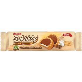 Resim Ülker Saklıköy Sütlü Kremalı Çikolatalı Bisküvi 100 G 