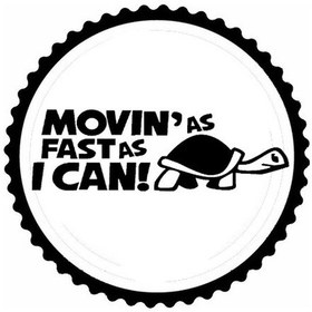 Resim Olabildiğince Hızlı Tasarım Sticker 10 X 10 Cm 