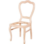 Resim Sandalye AVANGART ASLAN Model 1adet Kayın Torna ayak HAM Natüre Klasik Mobilya El Yapım 