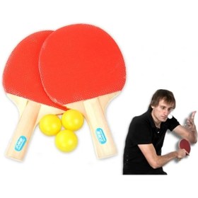 Resim shopwave Masa Tenisi Seti (2 Raket + 3 Top) (5047) 