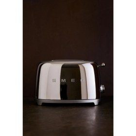 Resim Smeg 50'S Style Retro Paslanmaz Çelik 1x2 Ekmek Kızartma Makinesi TSF01SSEU 
