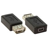 Resim Ti-Mesh Usb 2.0 A F / Usb Mini B M Dönüştürücü - Nickel/Black (5 Diğer