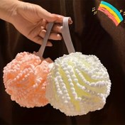 Resim 2 adet PE Peeling Duş Süngeri Seti - Erkekler ve Kadınlar için Nazik Banyo Loofah, Dayanıklı, Kokusuz, Temizlik Deneyiminin Geliştirilmesini Sağlar 