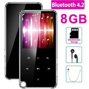Resim Wezone Bluetooth 4.2 Mp3 Çalar, 16gb/8gb Taşınabilir Hifi Ses, 1.8" Ekran, Radyo, Ses Kayıt, E-kitap, 128gb Tf Kart Desteği, Siyah Kulaklık Dahil 