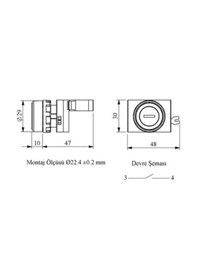 Resim Cm100dy C Somunlu Metal Start Yeşil 