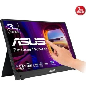 Resim Asus 16" Dokunmatık Zenscreen MB16AMTR 5ms 60HZ Mhdmı-Usbc Bataryalı Taşınabilir Monitör 