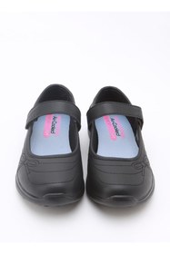 Resim Skechers Kız Çocukları İçin İşlemeli Mary Jane Ayakkabılar Cırt Cırtlı Kapatma 