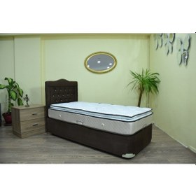 Resim Bengimobilya Baza Başlık Ful Ortopedik Pamuk Pedli Yatak Tay Tüy Silinir Model (303443720) 