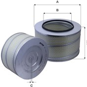 Resim HAVA FILTRESI KISA TIP M-BENZ ACTROS 1831-1840-3346-4140 MP2-MP3 AXOR 1835-1840 OM451-457-501 FIL HP4551 