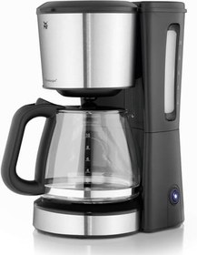 Resim WMF Bueno filtre kahve makinesi, cam, 10 fincan, aroma cam sürahili kahve makinesi, damlama durdurucu, sıcak tutma plakası, kromargan/gümüş, 1000 W 