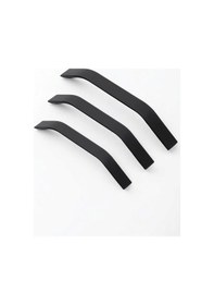 Resim Eko Şahin Alüminyum Metal Lüks Modern Mobilya Çekmece Mutfak Dolabı Kulpu Siyah 192mm 5 Adet Siyah 