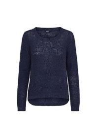 Resim Only Onlgeena Xo L/s Pullover Knt Noos Kadın Blue Uk Gömlek - 15113356 Mavi 