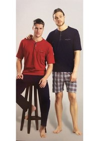 Resim Pierre Cardin 5341 3'Lü Pijama Takımı Kutulu 