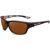 Resim Kahverengi Moda Spor Polarize Parlak Güneş Gözlüğü 