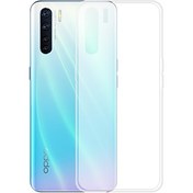 Resim Oppo A91 Süper Silikon Yumuşak Arka Koruma Şeffaf Kılıf Gpack