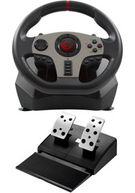 Resim Rampage V900-s Ps3/ps4/pc/xboxone/xbox360 Swıtch 6 In 1 Pedallı Gaming Oyuncu Direksiyonu Direksiyon Seti 