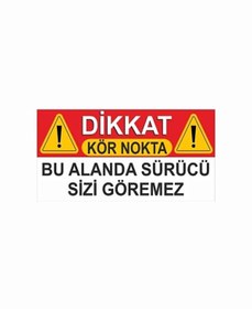 Resim GOCMEN TIR SHOP Dikkat Kör Nokta 