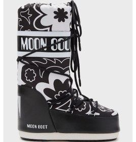 Resim Moon Boot Bayan Kar Botu 80d1402940 Na02 Siyah-Beyaz Beyaz - Siyah 