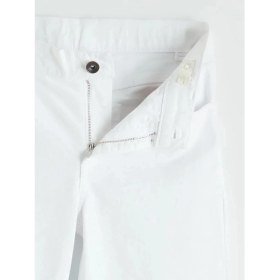Resim LC Waikiki Lcw Kids Beyaz Slim Fit Erkek Çocuk Pantolon 