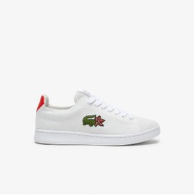 Resim Lacoste X Netflix Kadın Carnaby Piquée Beyaz Sneaker 