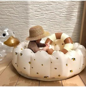 Resim Zyzqstore Bebeğim İçin 2022 Yeni 90cm Şişme Bebek Yüzme Havuzu Ev Açık Kullanışlı 