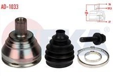 Resim AKS KAFASI SOL-SAG ON DIS VOLKSWAGEN CADDY III (2KA,2KH,2CA,2CH) 1.9 TDI 36X27X59.5 UZUNLUK 105mm 2004-2010 