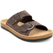 Resim Muya Allen 31330-004 Anatomik Taban Erkek Terlik Kahve 40-45 Kahverengi 