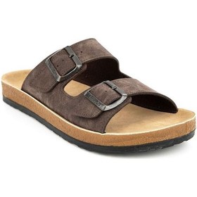 Resim Muya Allen 31330-004 Anatomik Taban Erkek Terlik Kahve 40-45 Kahverengi 