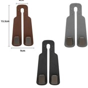 Resim Besthome1 Arac Koltuk 2'li Kancali Multi Fonksiyonel Telofon Tutucu Yumuşak Silikon Saklama Askısı Gri 