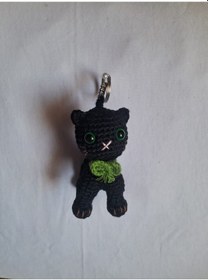 Resim Amigurumi Kedi Anahtarlık 