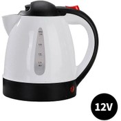 Resim 1000 Ml Araba Sıcak Su Isıtıcısı Araba Kamyon Su Isıtıcı 250 W 12/24 V Çay 12v White '- 