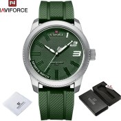 Resim Hanyang Swgn-Box Navıforce Yeni Popüler Turuncu Silikon Kayış Erkek Kuvars Saatler Moda Rahat Su Geçirmez Kol Saatleri Erkekler Için Relogio Masculino (Yurt Dışından) 