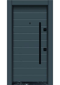 Resim MONO ÇELİK KAPI MN-1835 SOL Daire Giriş Kapısı, Çelik Kapı 