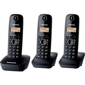 Resim Panasonic KX-TG1613 3 Ahizeli Telsiz Telefon 