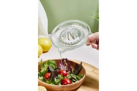 Resim Feyza Design Pratik ve Şık Cam Limon Sıkacağı, Taze Narenciye Suyu Için Ideal 