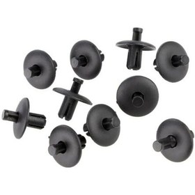 Resim Lasonstiges 10 Adet Trim Ve Gövde Panel Klipleri Q3 Q5 Q7 A4 A5 A8 4d0807300 Siyah Kabin İç Trim Trim Çamurluk Trim Jant Trim Izgara Astarları 