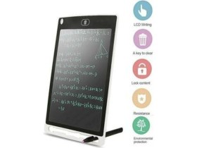 Resim Writing Tablet LCD 8.5 Inç Dijital Kalemli Çizim Yazı Tahtası Grafik Not Yazma Eğitim Tableti 