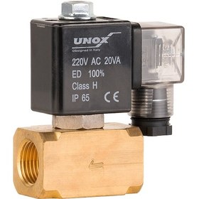 Resim Unox Takoz Gövde Solenoid Valf Normalde Kapalı 1/8"(0-16 BAR) 