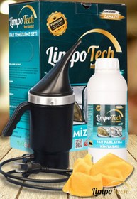 Resim LİMPO TECH Buharlı Far Temizleme Far Parlatma Set i250 ml (9 PARÇA ÜRÜN) 250ml 