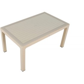 Resim Mandella 90x150 Elit Rattan Masa (CAMLI) Çölbeji 